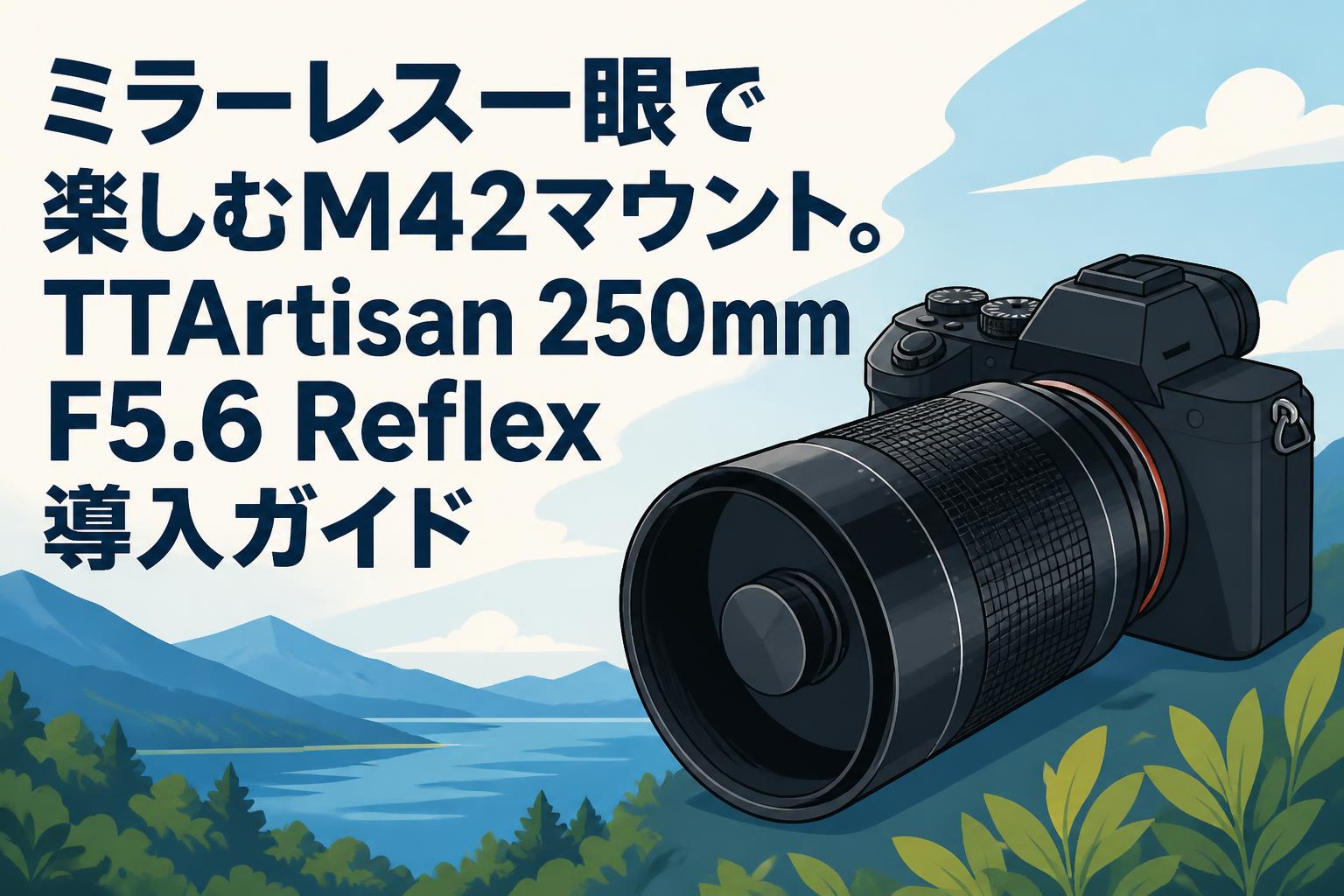 ミラーレス一眼で楽しむM42マウント。TTArtisan 250mm F5.6 Reflex導入