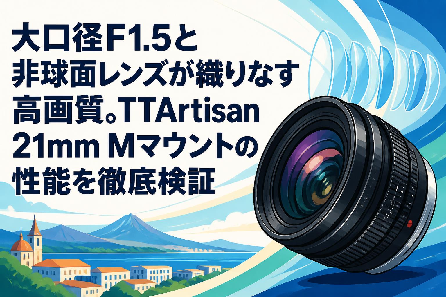 大口径F1.5と非球面レンズが織りなす高画質。TTArtisan 21mm Mマウント