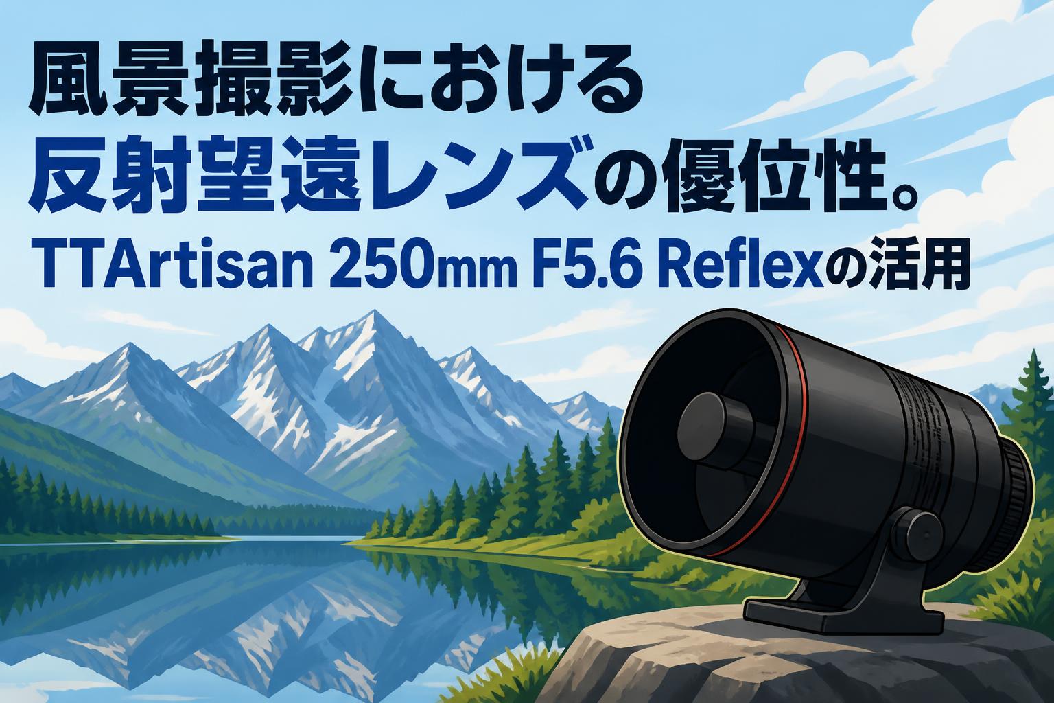 風景撮影における反射望遠レンズの優位性。TTArtisan 250mm F5.6