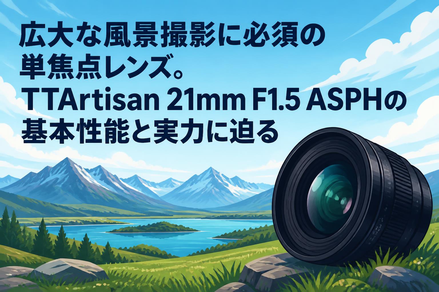 広大な風景撮影に必須の単焦点レンズ。TTArtisan 21mm F1.5 ASPHの基本