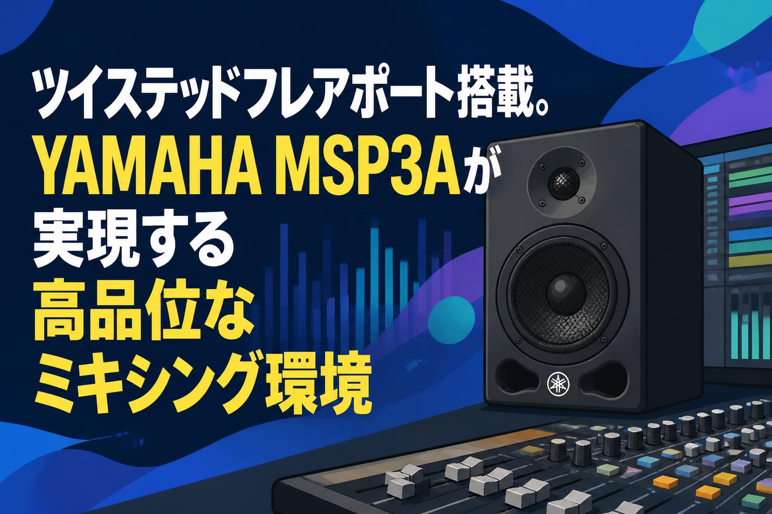 ツイステッドフレアポート搭載。YAMAHA MSP3Aが実現する高品位な