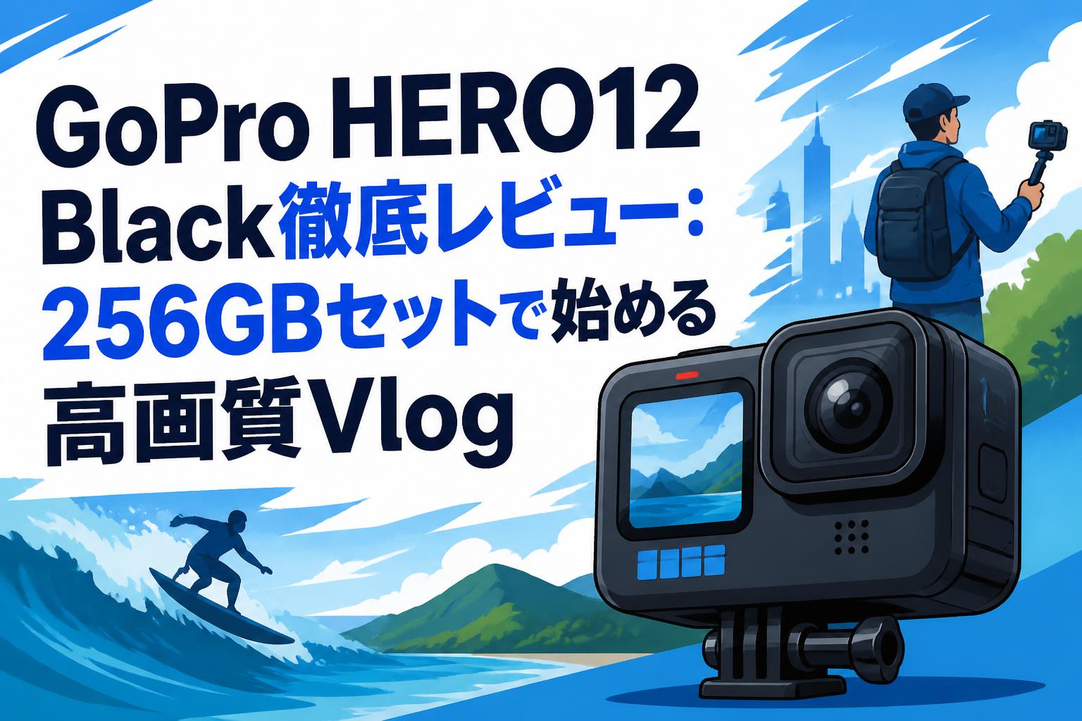 GoPro HERO12 Black徹底レビュー：256GBセットで始める高画質Vlog