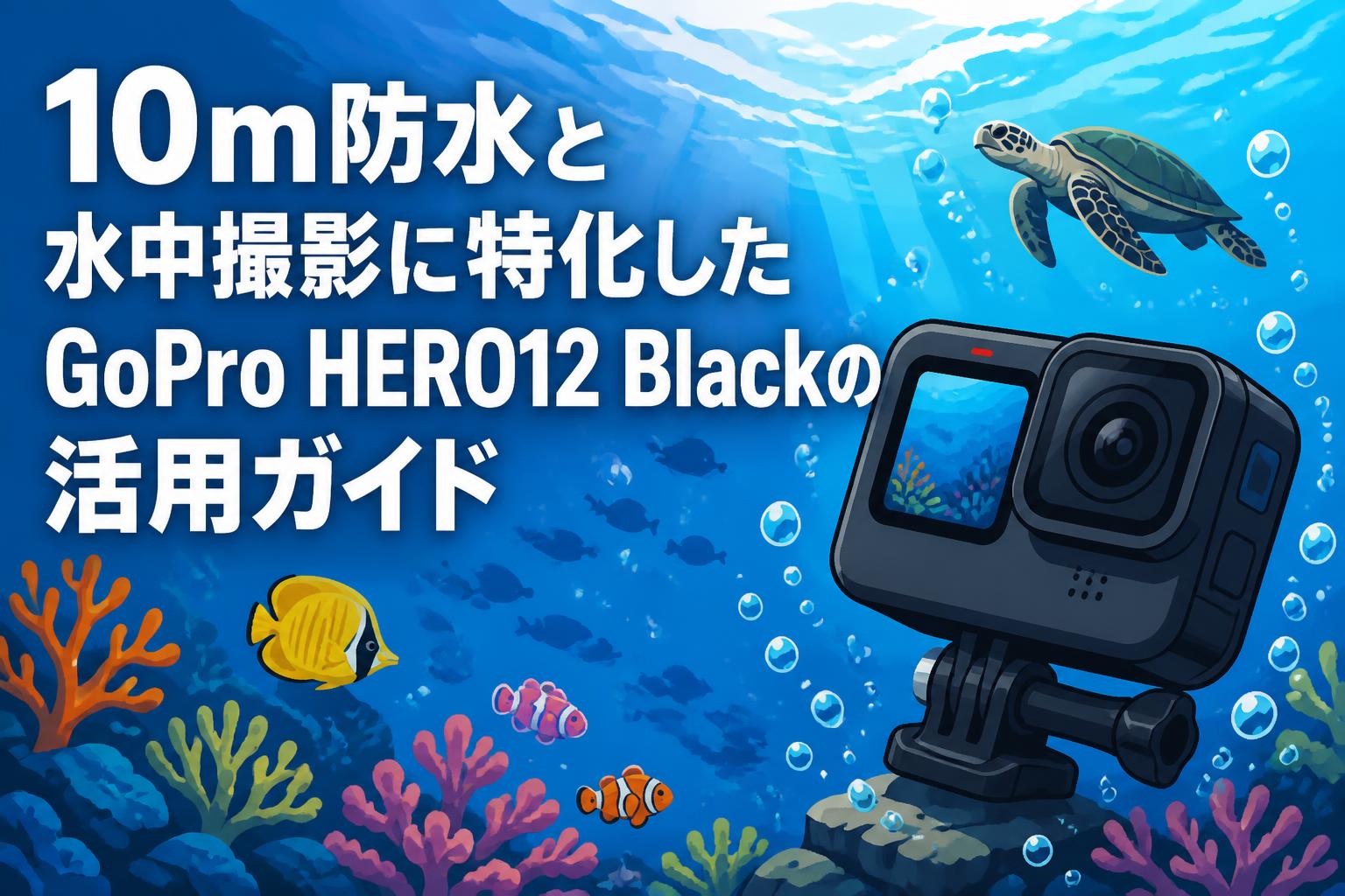 10m防水と水中撮影に特化したGoPro HERO12 Blackの活用ガイド | PANDA 10m防水と水中撮影に特化したGoPro HERO12 Blackの活用ガイド | PANDA