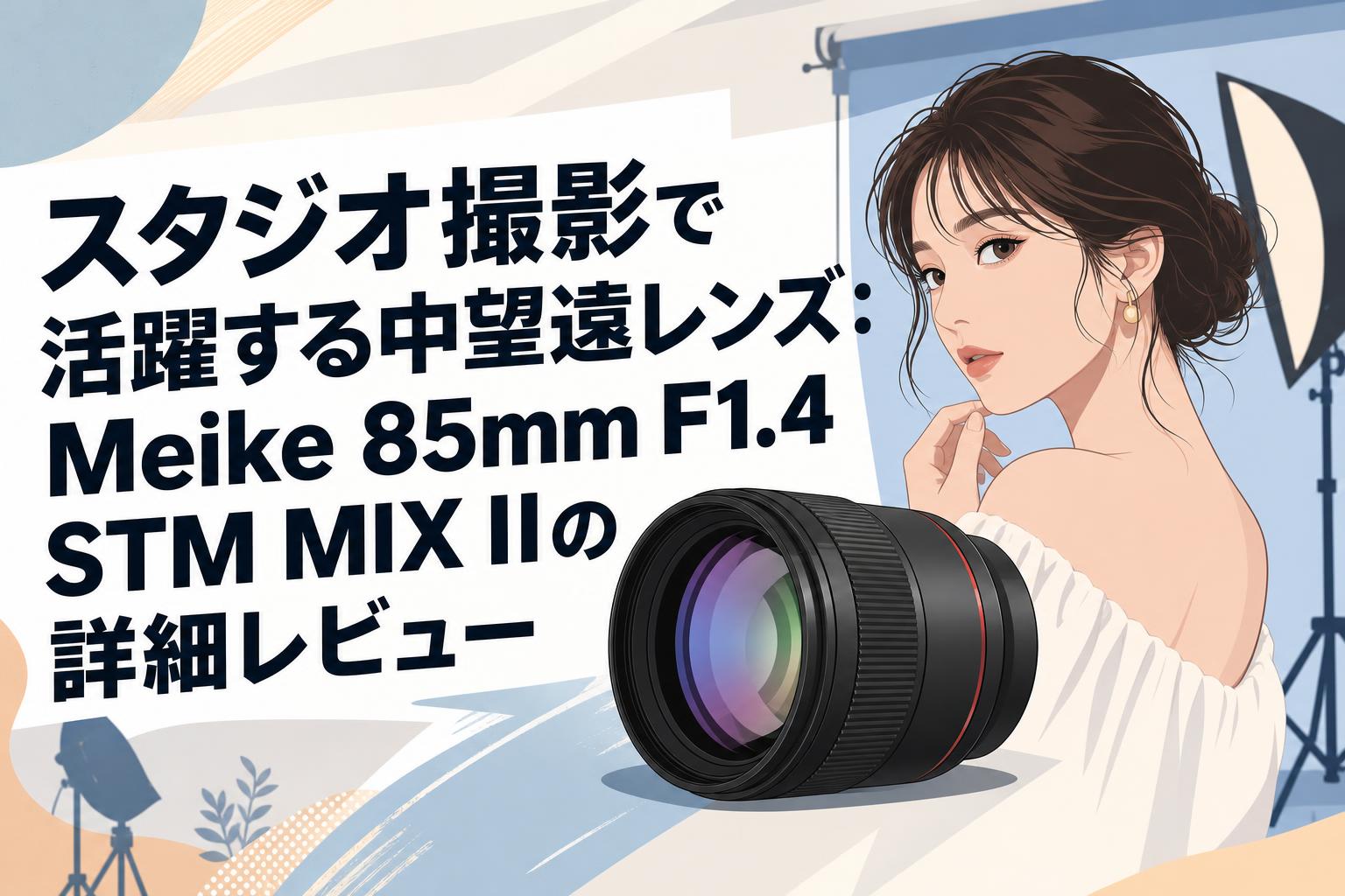 レンズ(ズーム) tomoyuki_mix スタジオ撮影で活躍する中望遠レンズ：Meike 85mm F1.4 STM MIX IIの