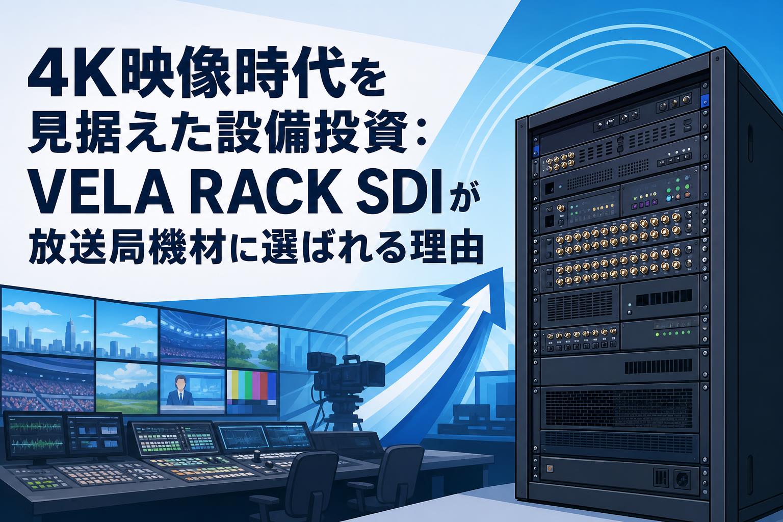 Sdi Rack Color 4K映像時代を見据えた設備投資:VELA RACK SDIが放送局機材に選ばれる理由 | PANDA TIMES(パンダタイムス)