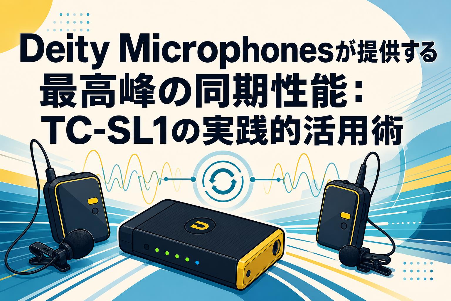 Deity Microphonesが提供する最高峰の同期性能：TC-SL1の実践的活用術