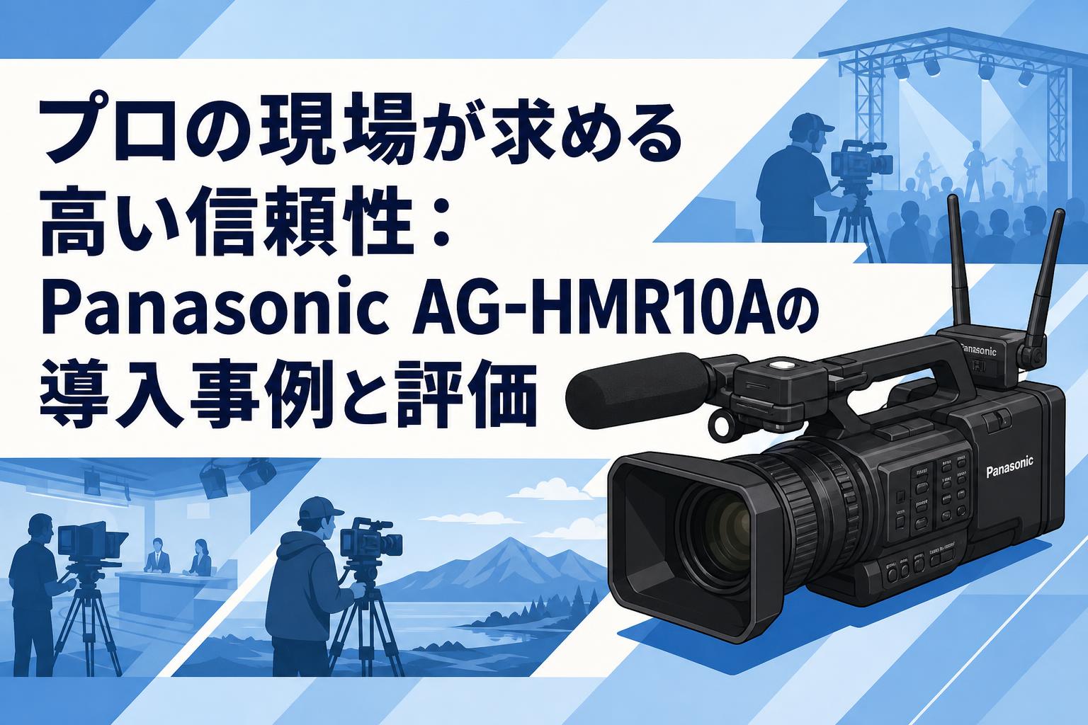 プロの現場が求める高い信頼性：Panasonic AG-HMR10Aの導入事例と評価