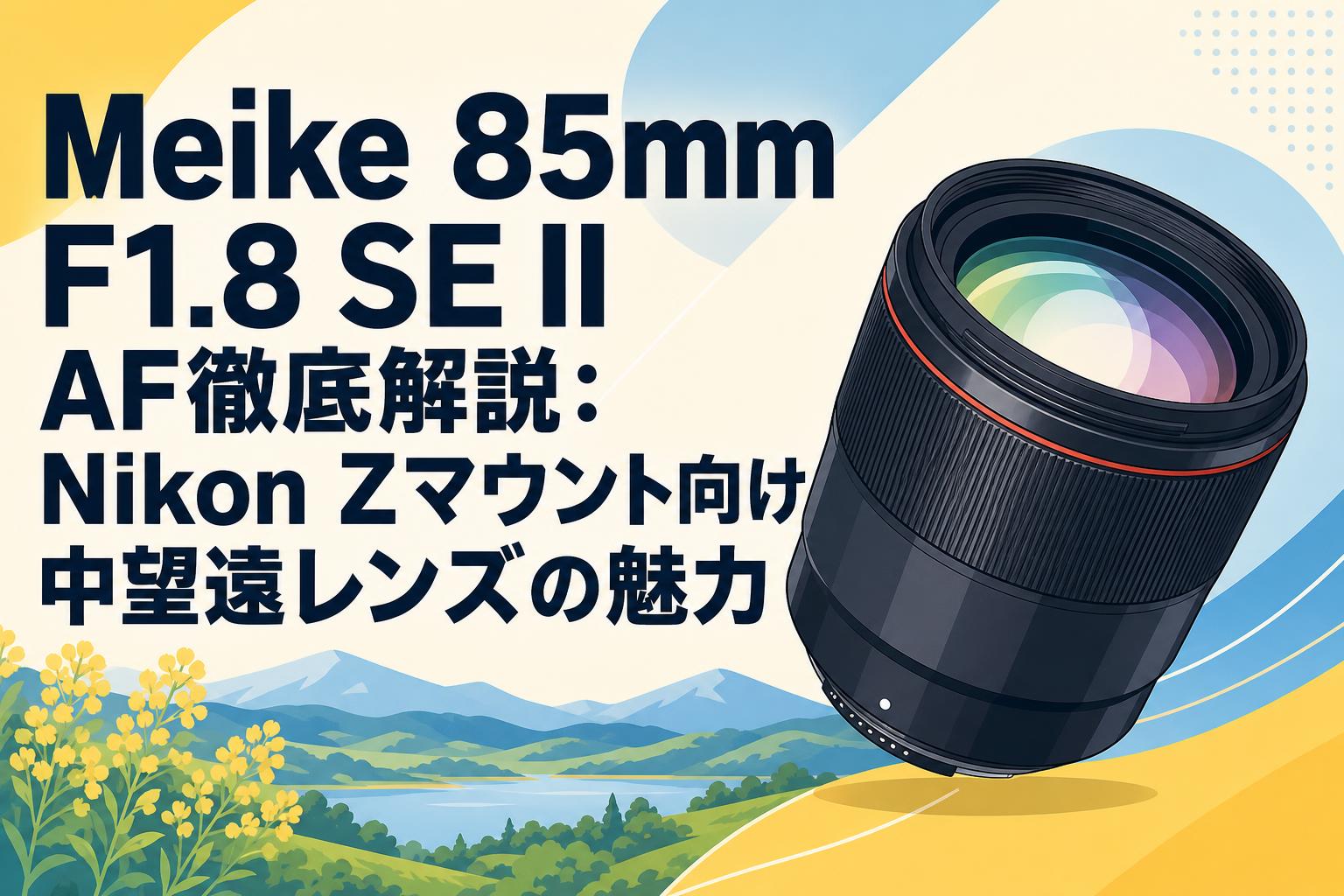 Meike 85mm F1.8 SE II AF徹底解説：Nikon Zマウント向け中望遠レンズ