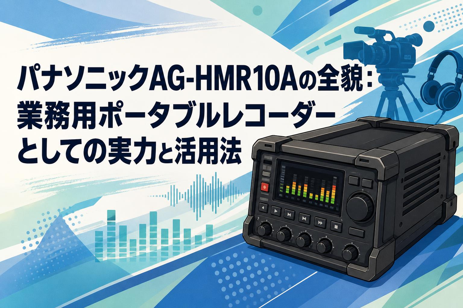 ブ*ム様 AG-HMR10A ポータブル ブロードキャストビデオレコーダー パナ パナソニックAG-HMR10Aの全貌：業務用ポータブルレコーダーとしての