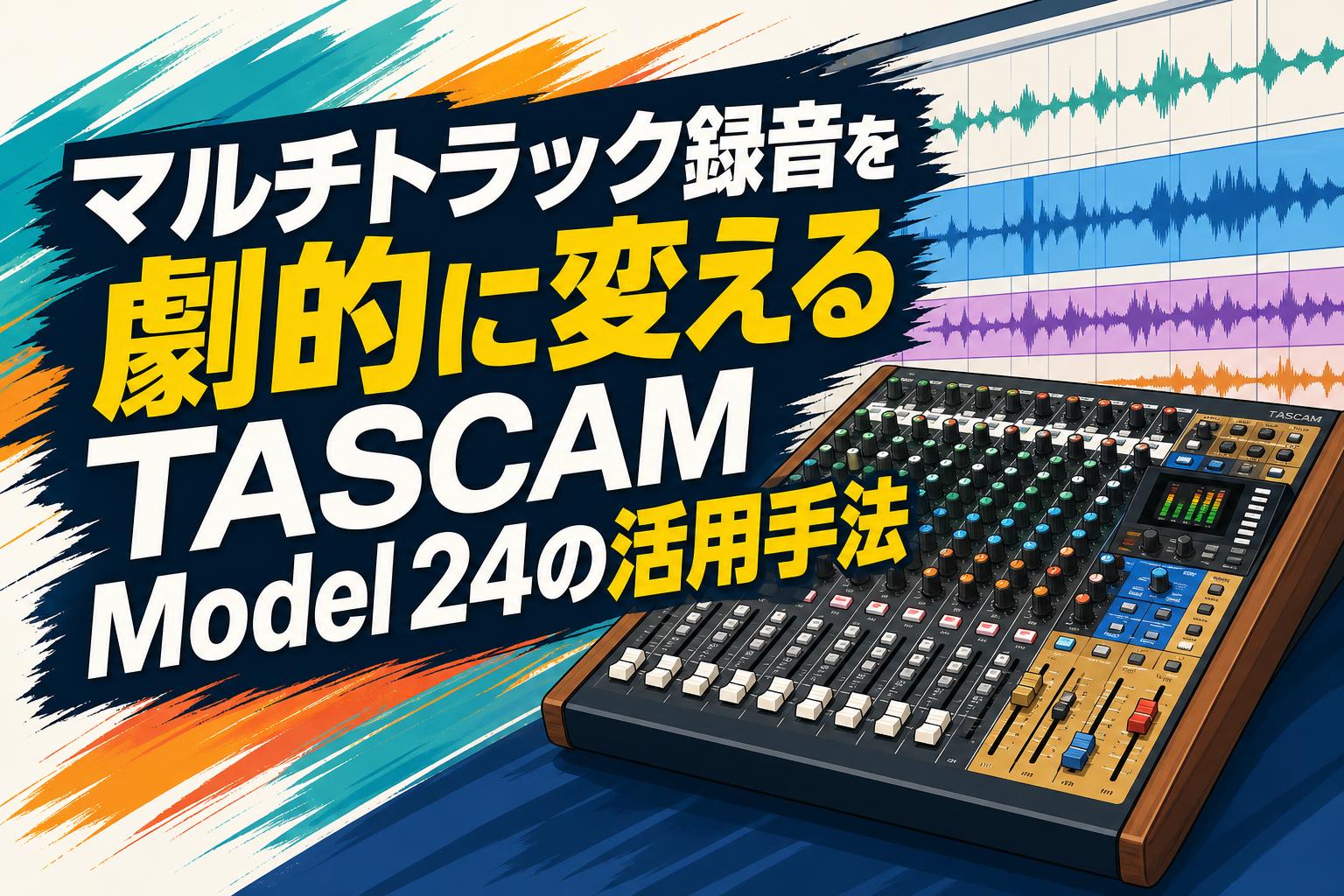 マルチトラック録音を劇的に変えるTASCAM Model 24の活用手法 | PANDA