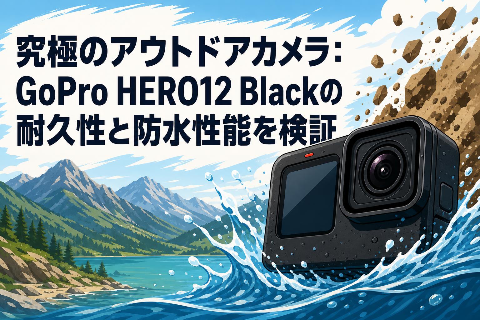 究極のアウトドアカメラ：GoPro HERO12 Blackの耐久性と防水性能を検証