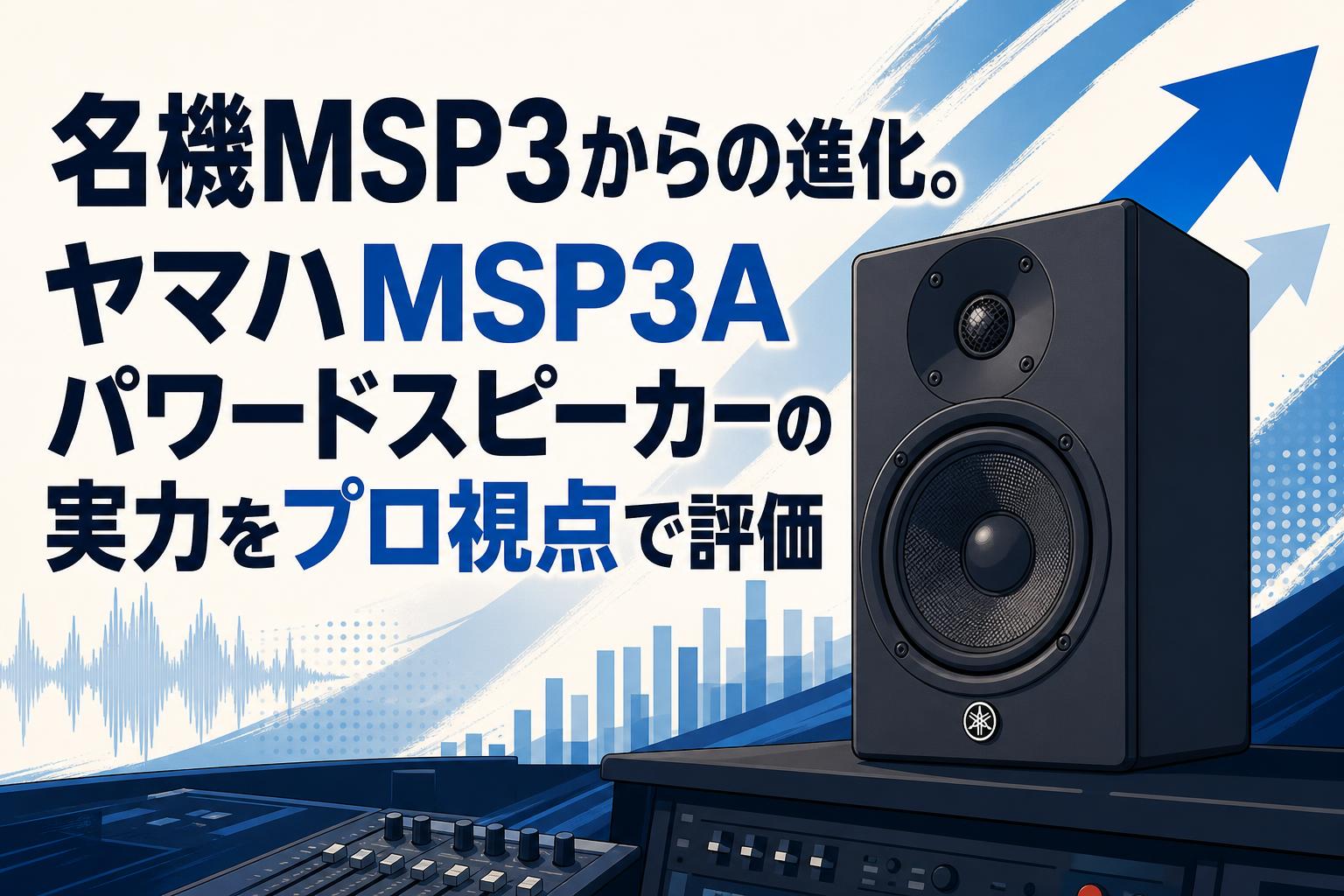 名機MSP3からの進化。ヤマハMSP3Aパワードスピーカーの実力をプロ視点