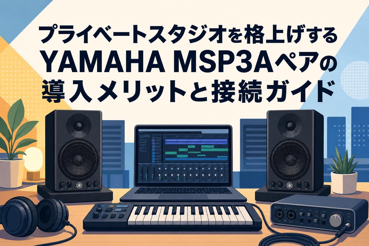YAMAHA MSP3A ペア プライベートスタジオを格上げするYAMAHA MSP3Aペアの導入メリットと