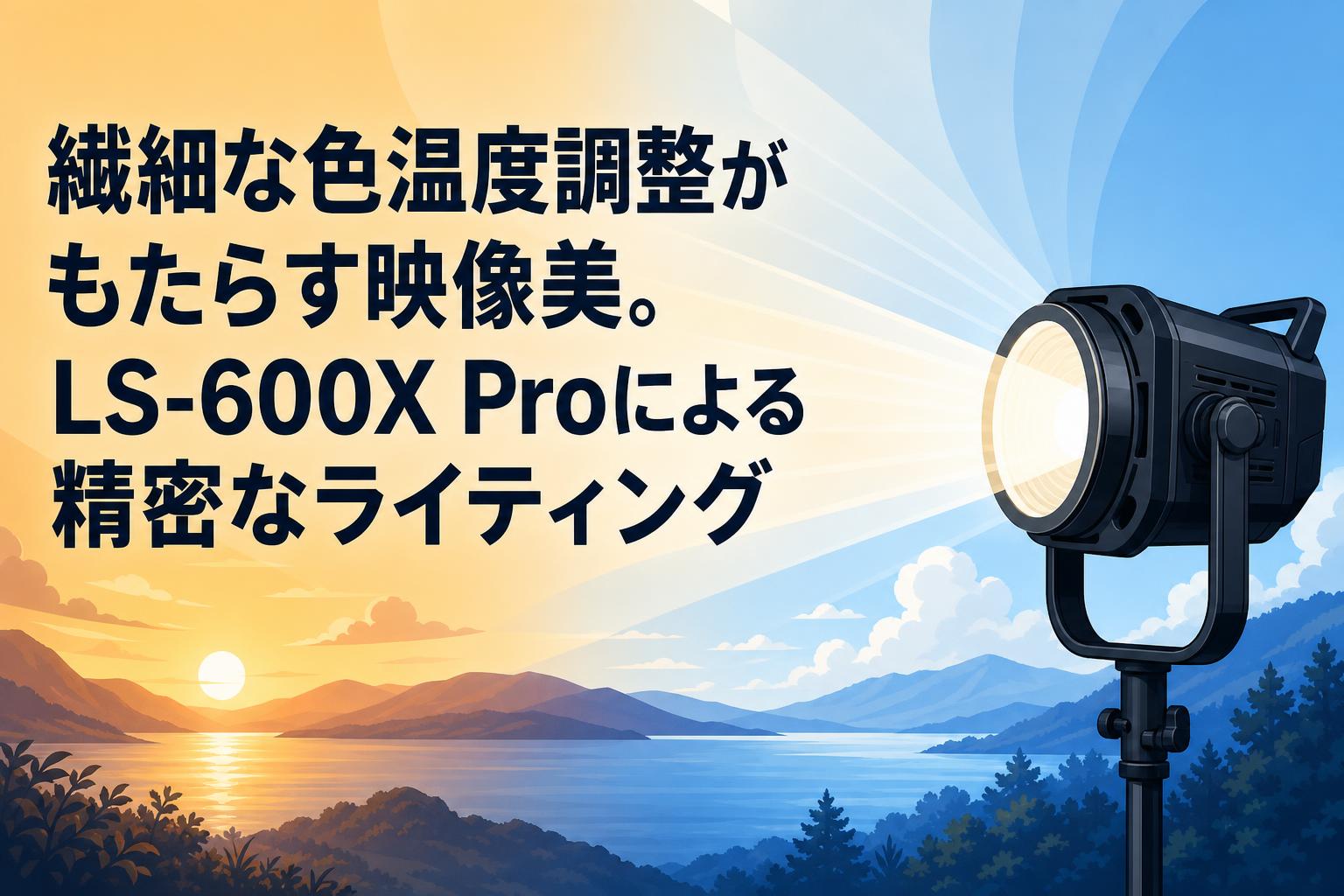 繊細な色温度調整がもたらす映像美。LS-600X Proによる精密な