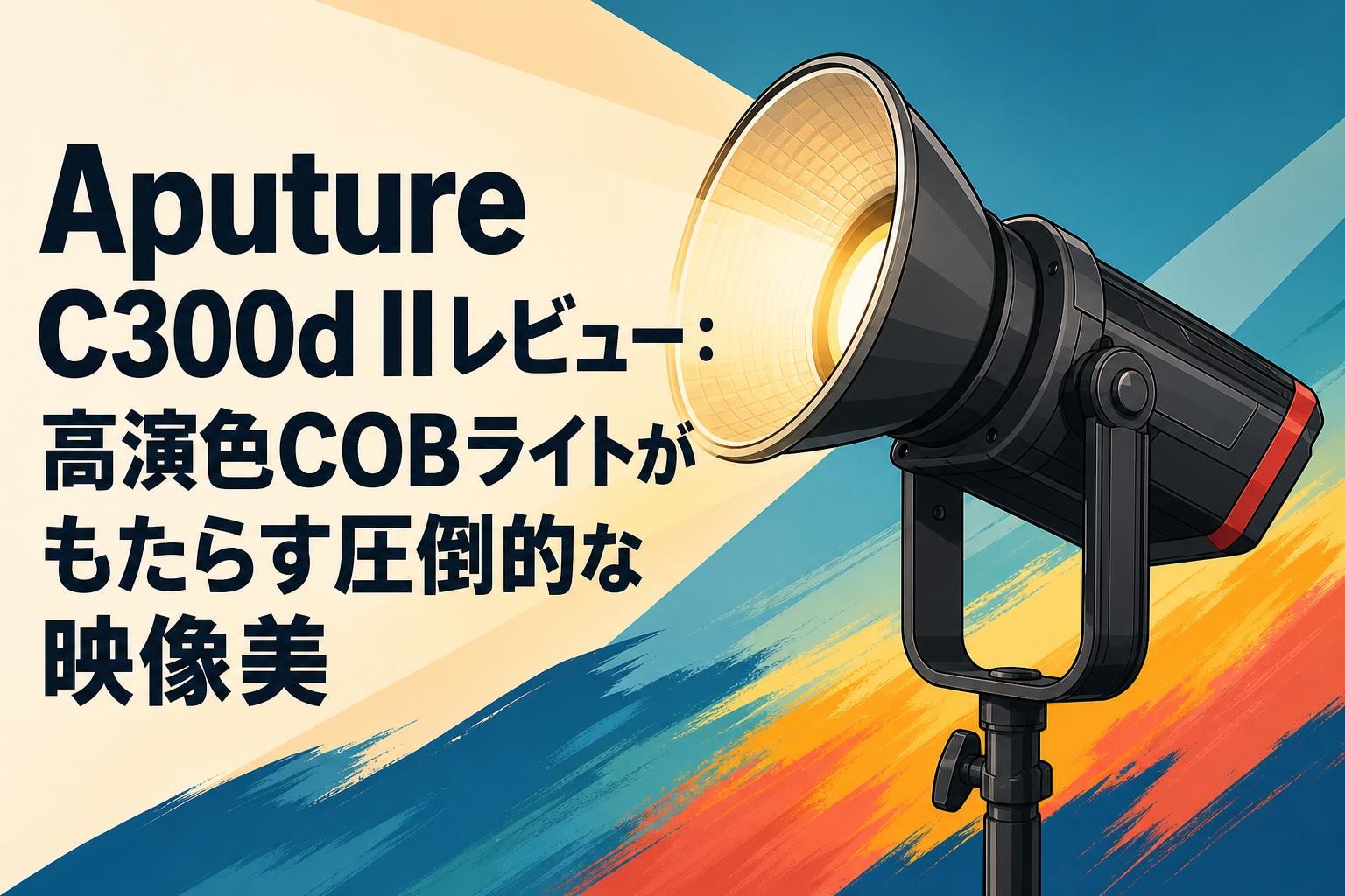 Aputure C300d IIレビュー：高演色COBライトがもたらす圧倒的な映像美