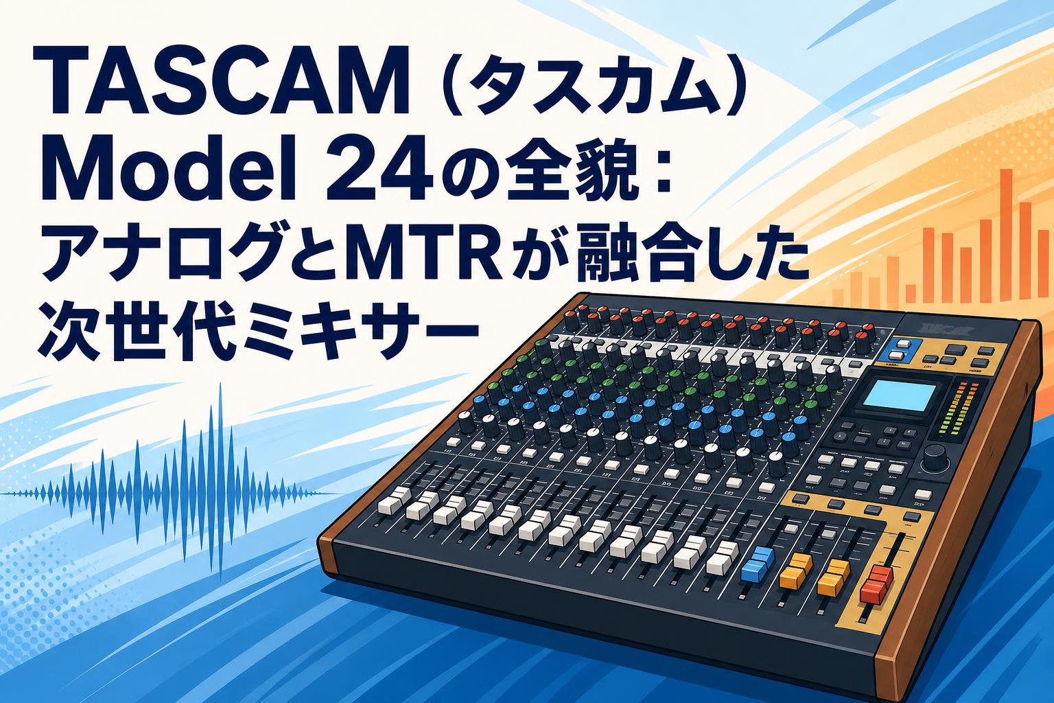 TASCAM（タスカム）Model 24の全貌：アナログとMTRが融合した次世代