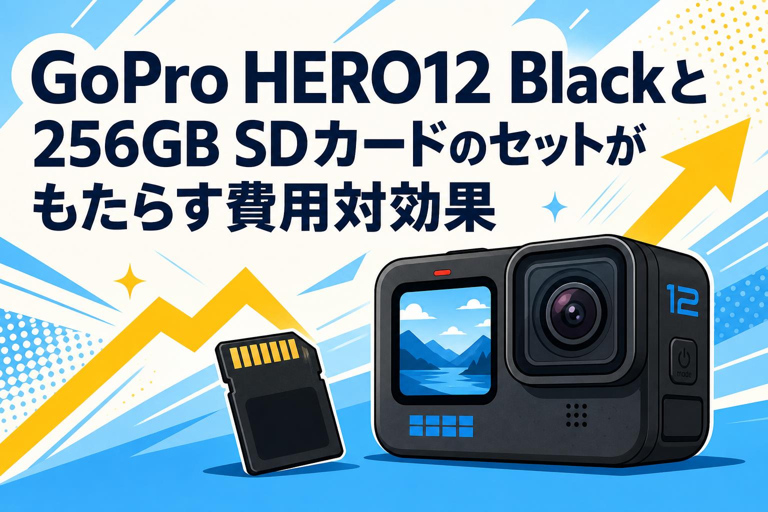 GoPro HERO12 Blackと256GB SDカードのセットがもたらす費用対効果