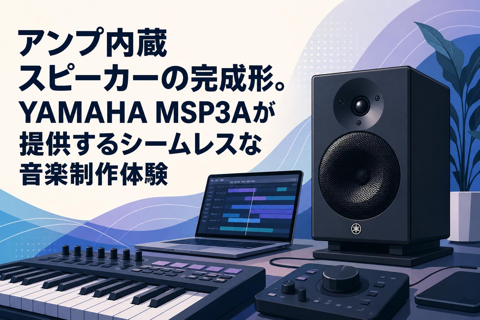 アンプ内蔵スピーカーの完成形。YAMAHA MSP3Aが提供するシームレスな