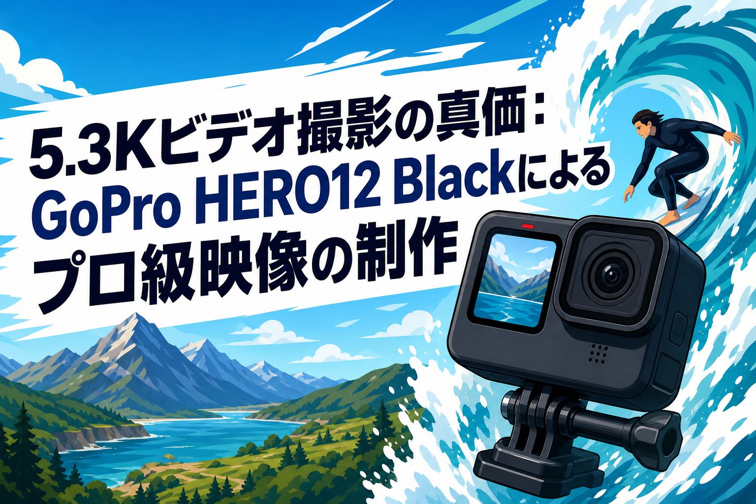 5.3Kビデオ撮影の真価：GoPro HERO12 Blackによるプロ級映像の制作