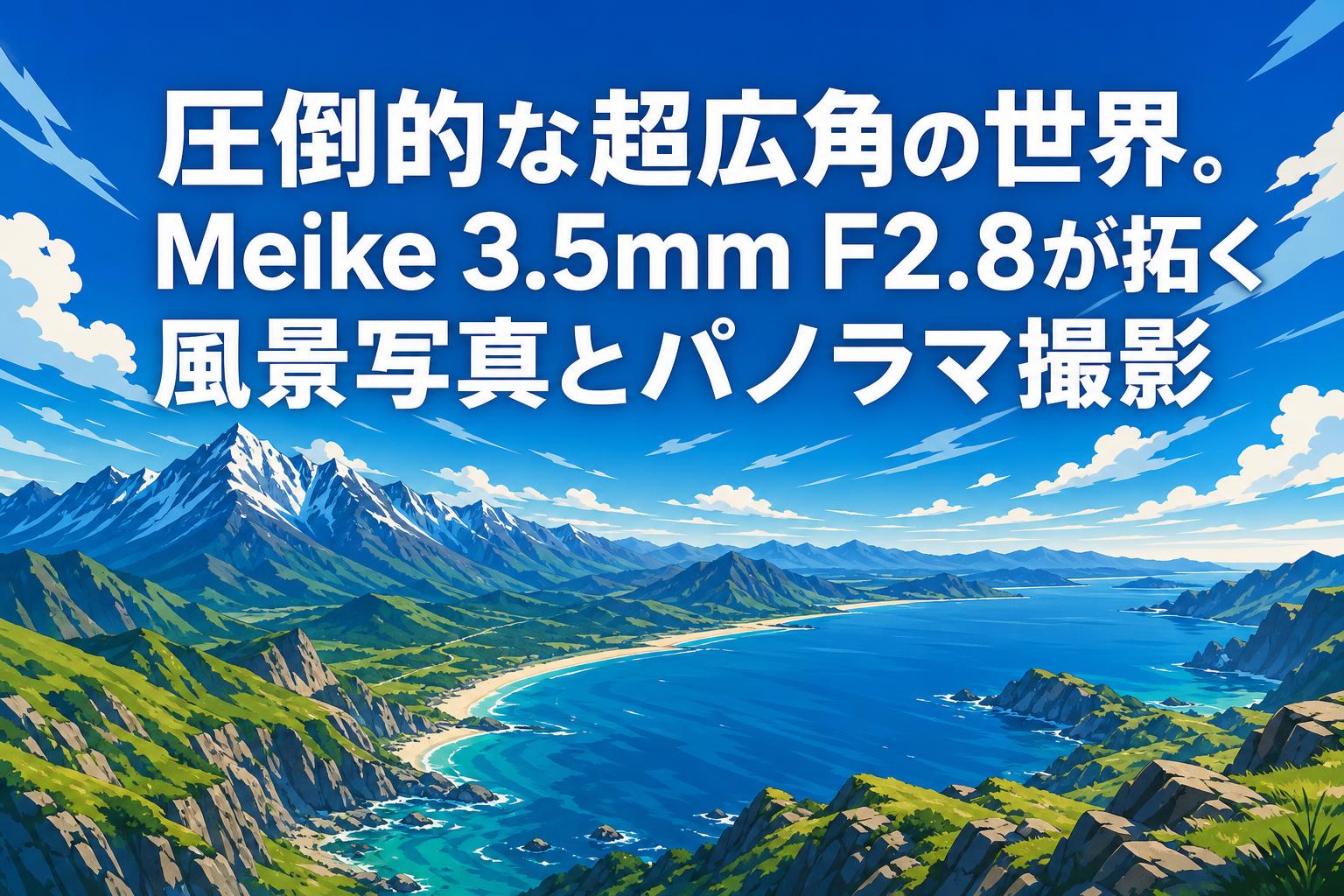 圧倒的な超広角の世界。Meike 3.5mm F2.8が拓く風景写真とパノラマ撮影