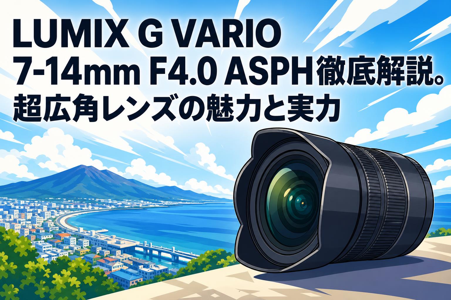LUMIX G VARIO 7-14mm f/4 ASPH. レンズ LUMIX G VARIO 7-14mm F4.0 ASPH徹底解説。超広角レンズの魅力と実力