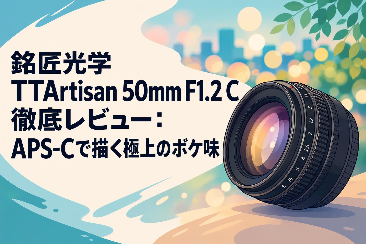 銘匠光学 TTArtisan 50mm F1.2 C 徹底レビュー：APS-Cで描く極上のボケ