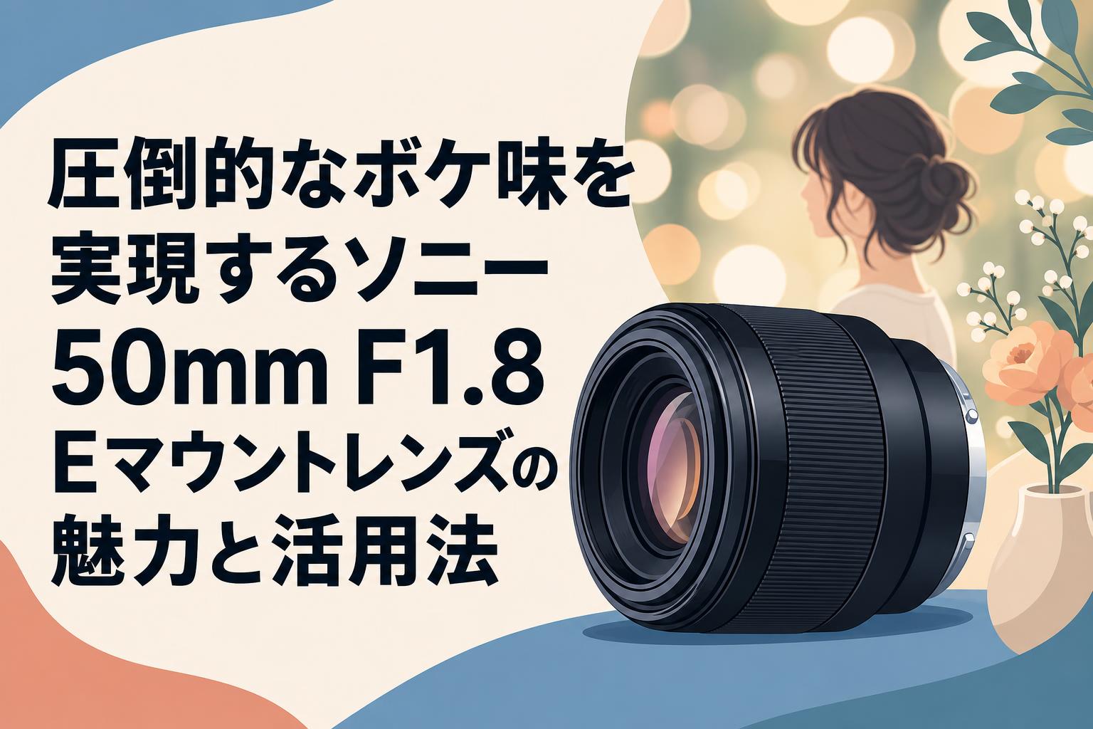 圧倒的なボケ味を実現するソニー50mm F1.8 Eマウントレンズの魅力と