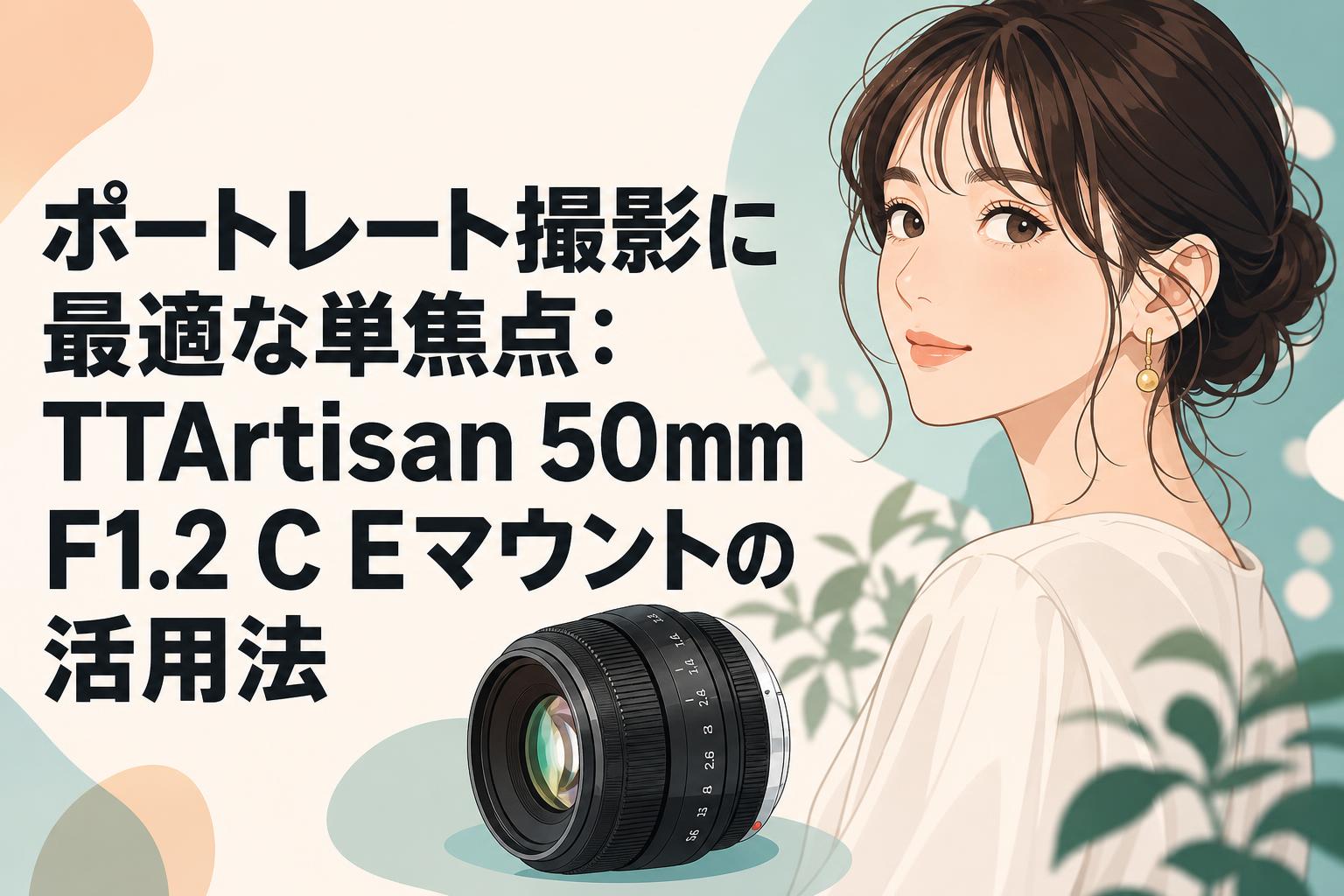 ポートレート撮影に最適な単焦点：TTArtisan 50mm F1.2 C Eマウントの