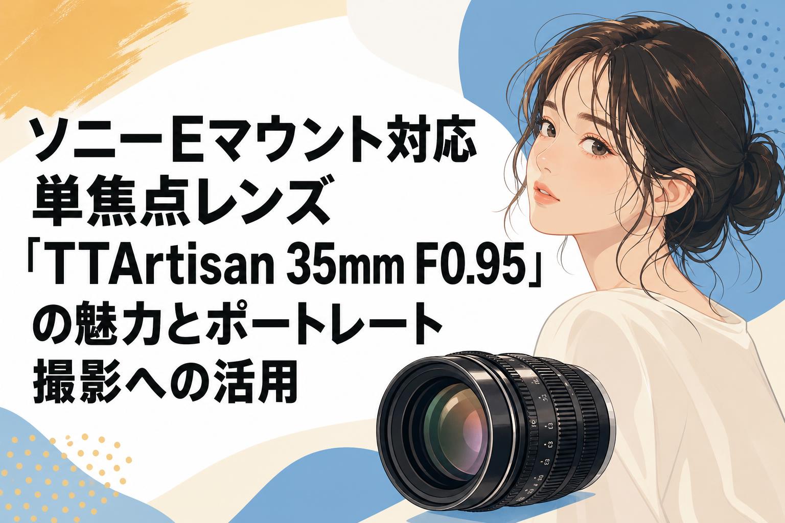 ソニーEマウント対応単焦点レンズ「TTArtisan 35mm F0.95」の魅力と
