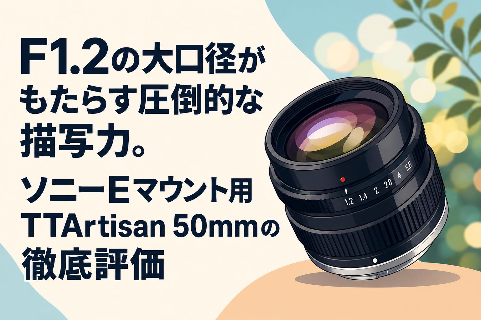 F1.2の大口径がもたらす圧倒的な描写力。ソニーEマウント用TTArtisan