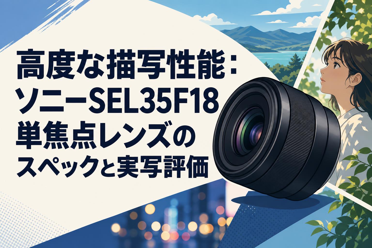 高度な描写性能：ソニーSEL35F18単焦点レンズのスペックと実写評価