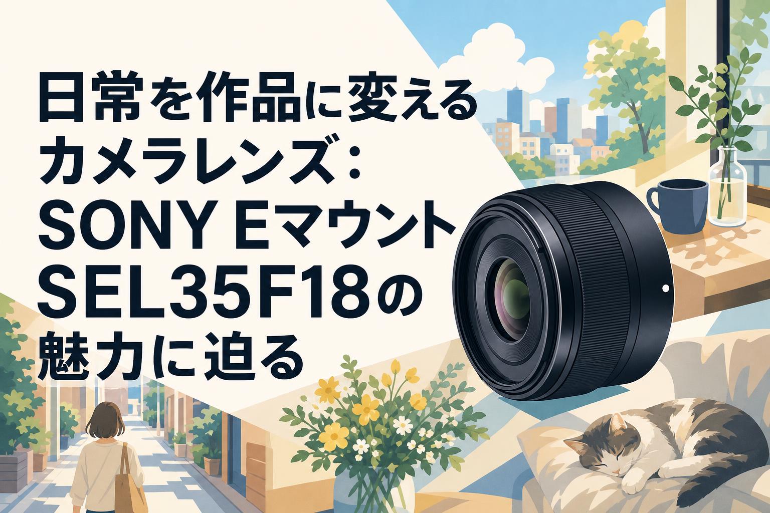 SONY Eマウントレンズ 35mm SEL35F18 日常を作品に変えるカメラレンズ：SONY EマウントSEL35F18の魅力に迫る