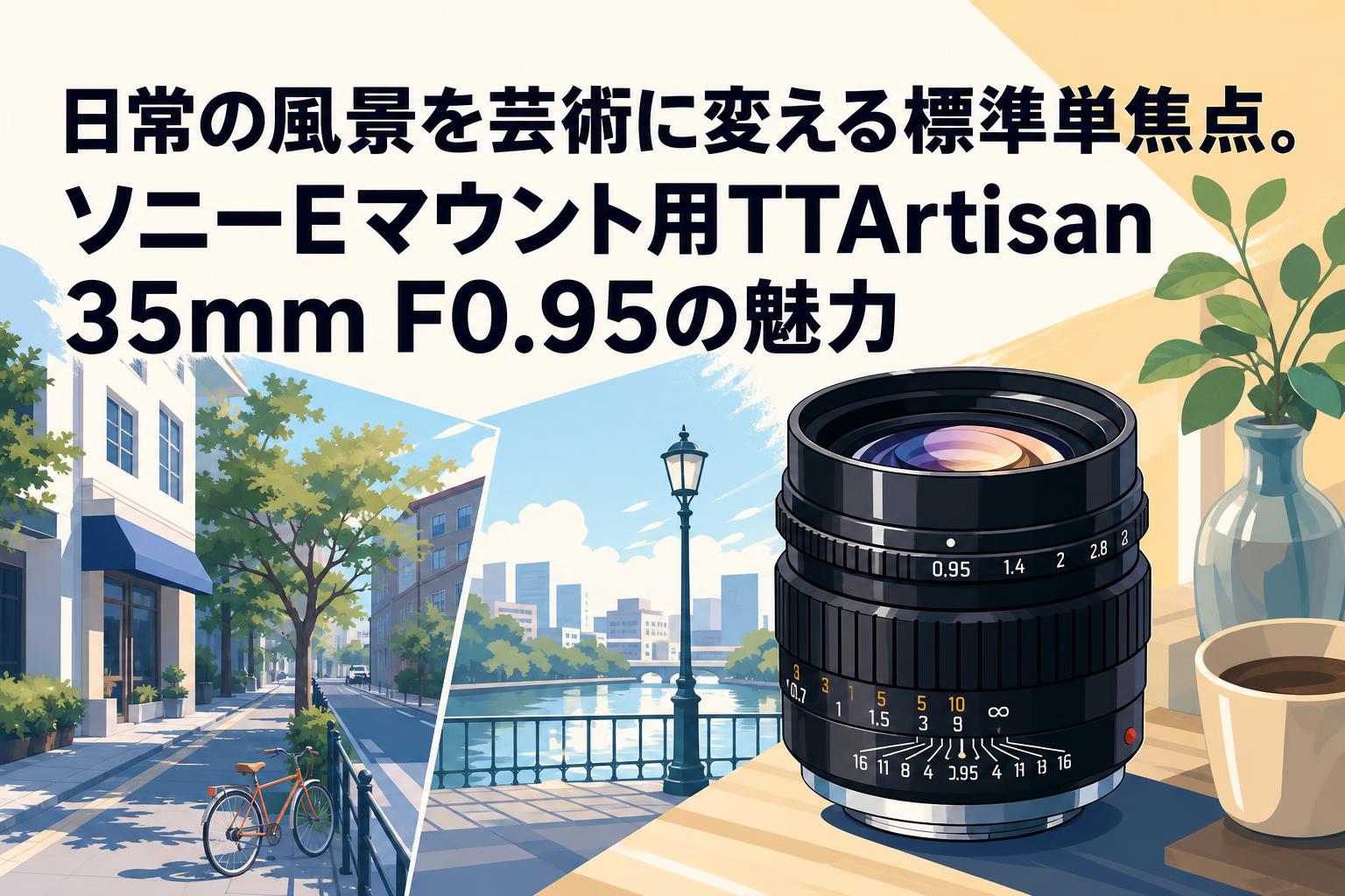 日常の風景を芸術に変える標準単焦点。ソニーEマウント用TTArtisan