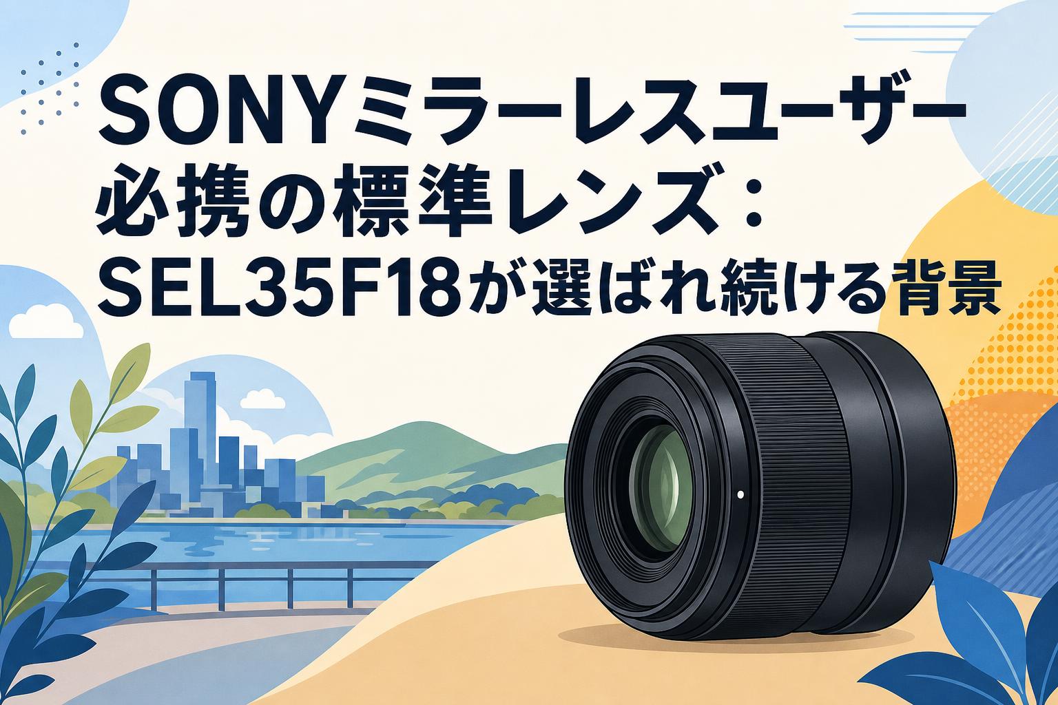 SONYミラーレスユーザー必携の標準レンズ：SEL35F18が選ばれ続ける背景