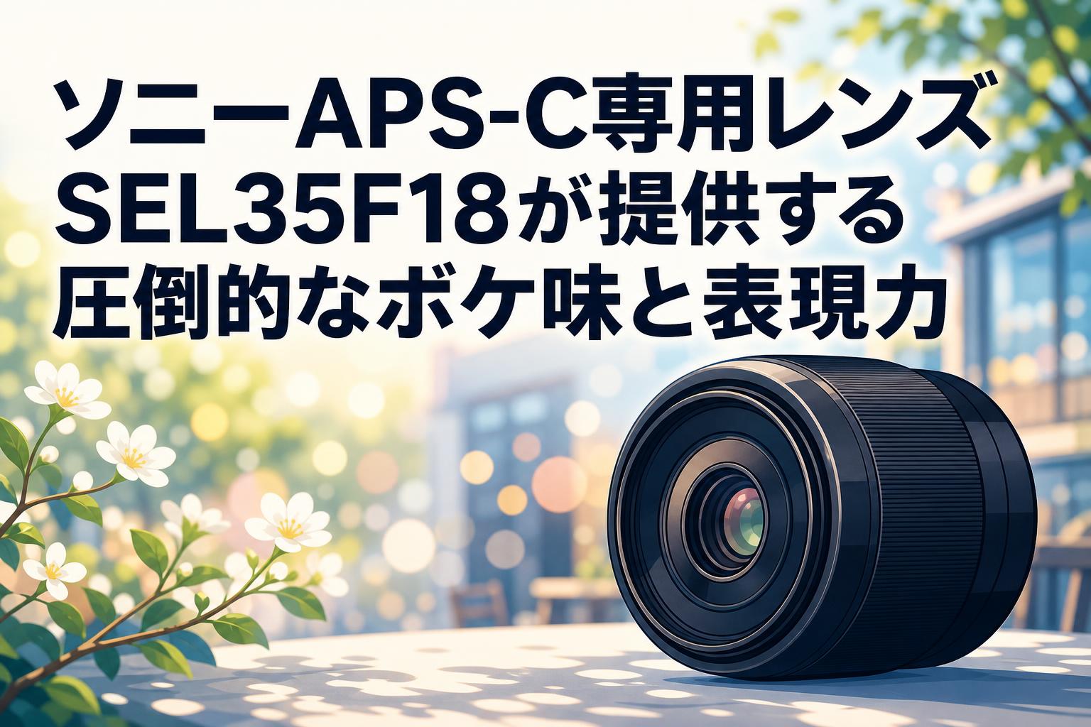 ソニーAPS-C専用レンズSEL35F18が提供する圧倒的なボケ味と表現力