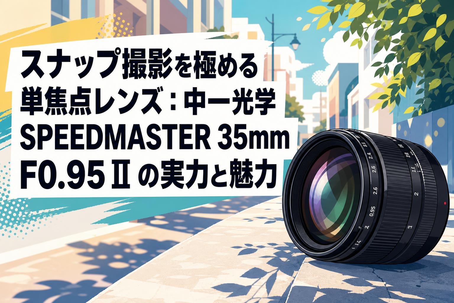スナップ撮影を極める単焦点レンズ：中一光学 SPEEDMASTER 35mm F0.95