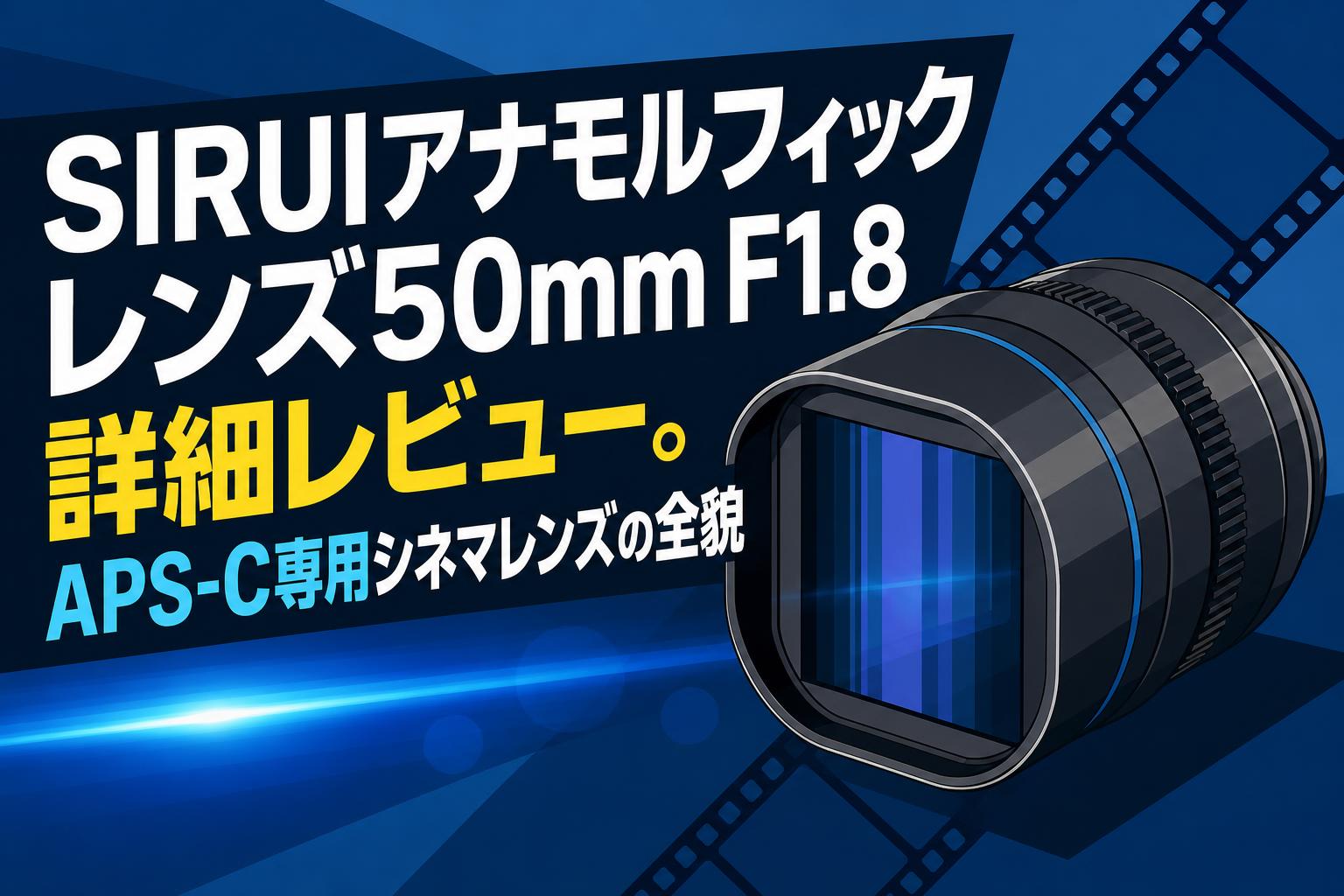 SG-image 50mm F1.8 特殊絞りアナモルフィックルック Lマウント SG