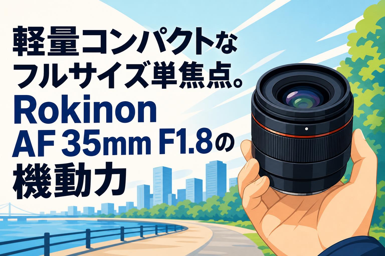 軽量コンパクトなフルサイズ単焦点。Rokinon AF 35mm F1.8の機動力