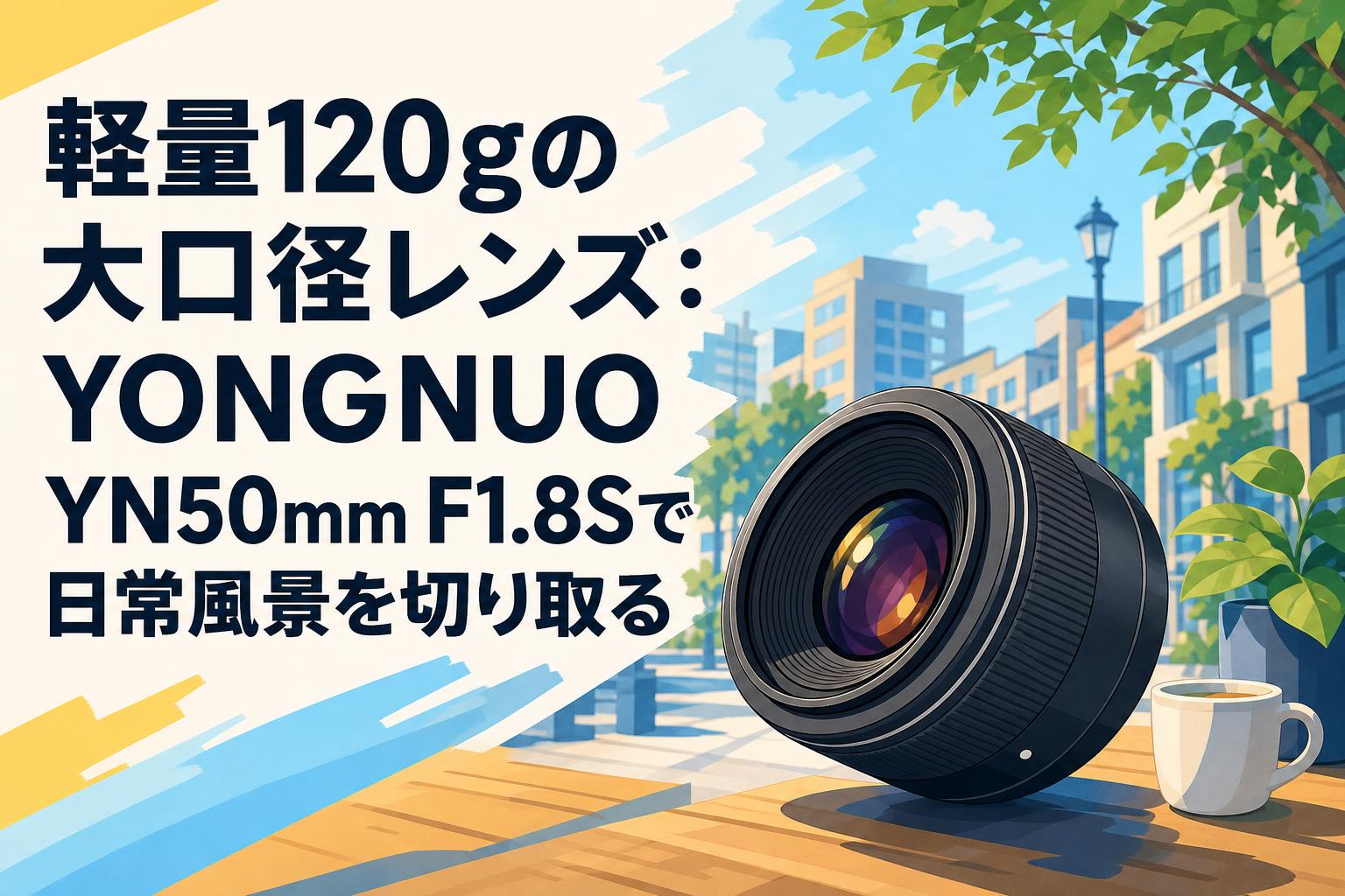 軽量120gの大口径レンズ：YONGNUO YN50mm F1.8Sで日常風景を切り取る