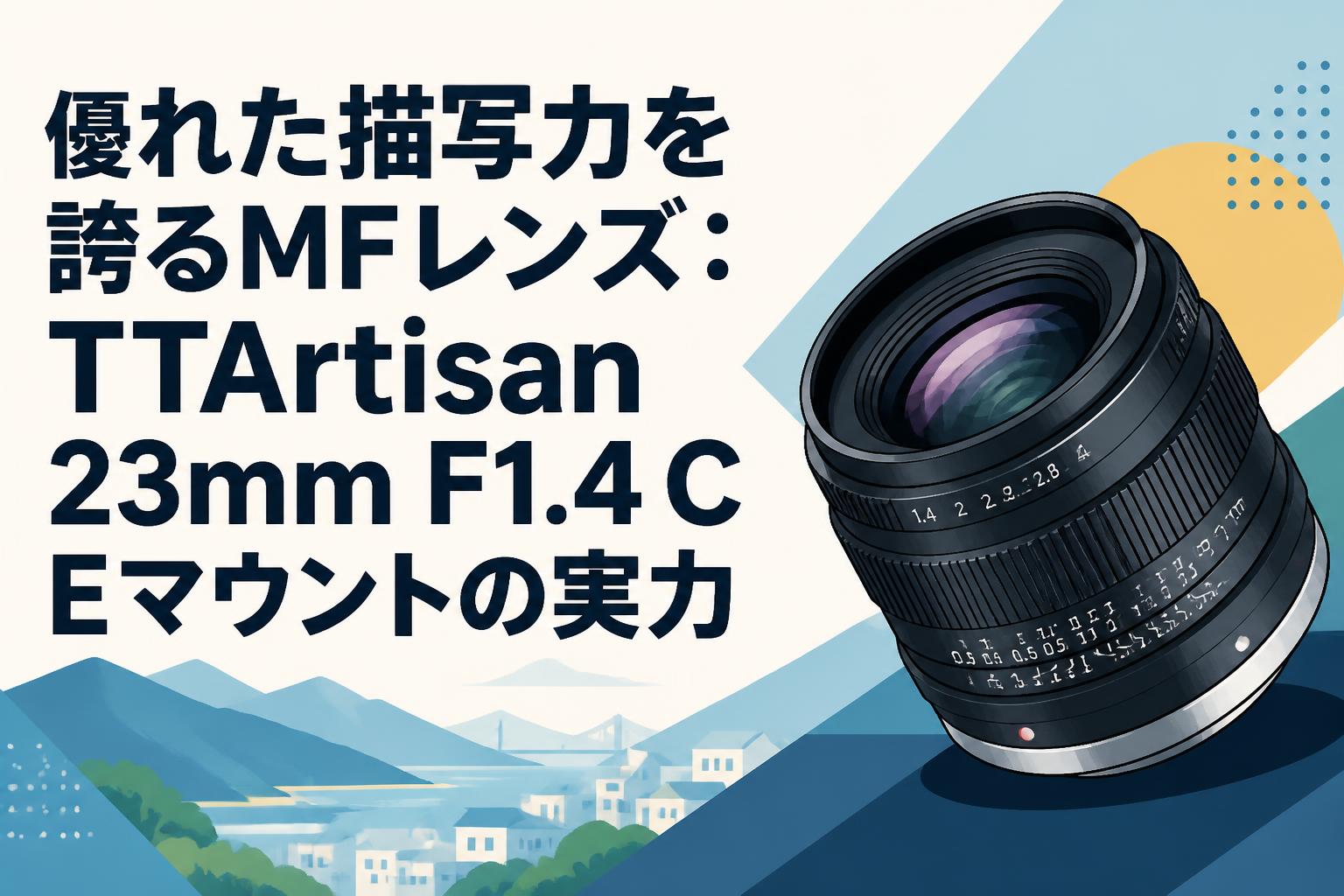 優れた描写力を誇るMFレンズ：TTArtisan 23mm F1.4 C Eマウントの実力