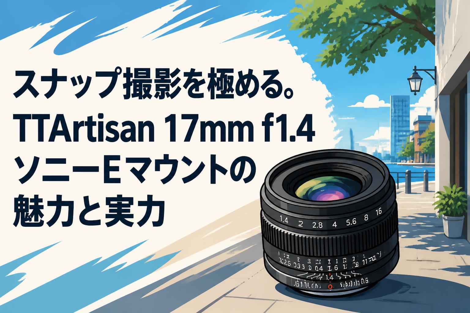 スナップ撮影を極める。TTArtisan 17mm f1.4 ソニーEマウントの魅力と