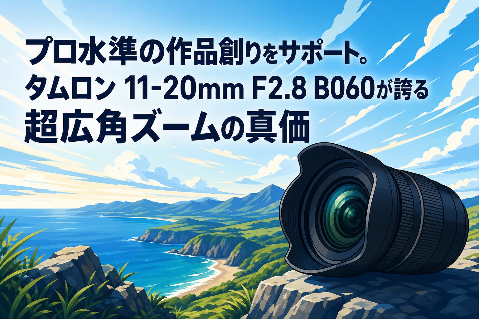 プロ水準の作品創りをサポート。タムロン 11-20mm F2.8 B060が誇る超
