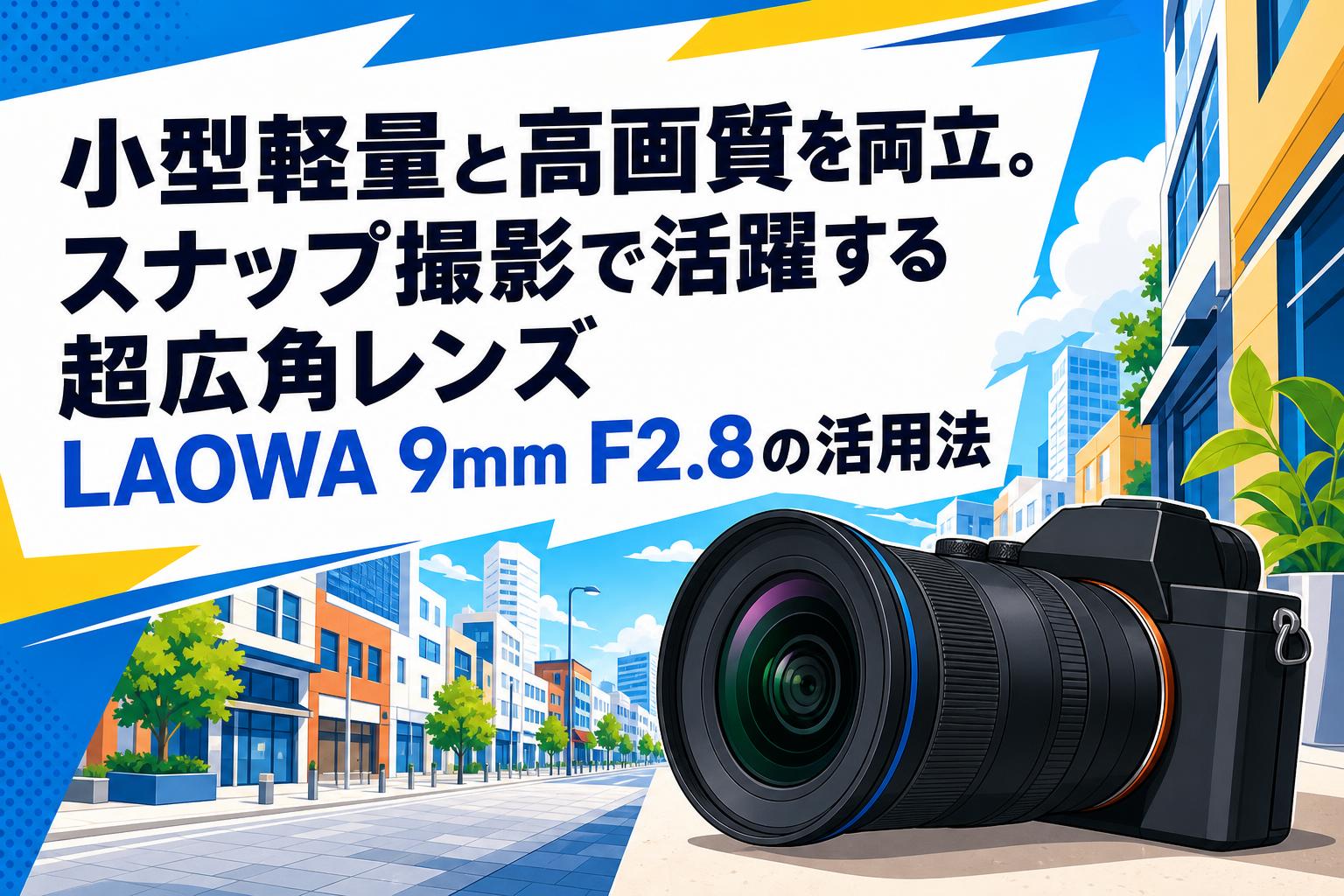 小型軽量と高画質を両立。スナップ撮影で活躍する超広角レンズLAOWA