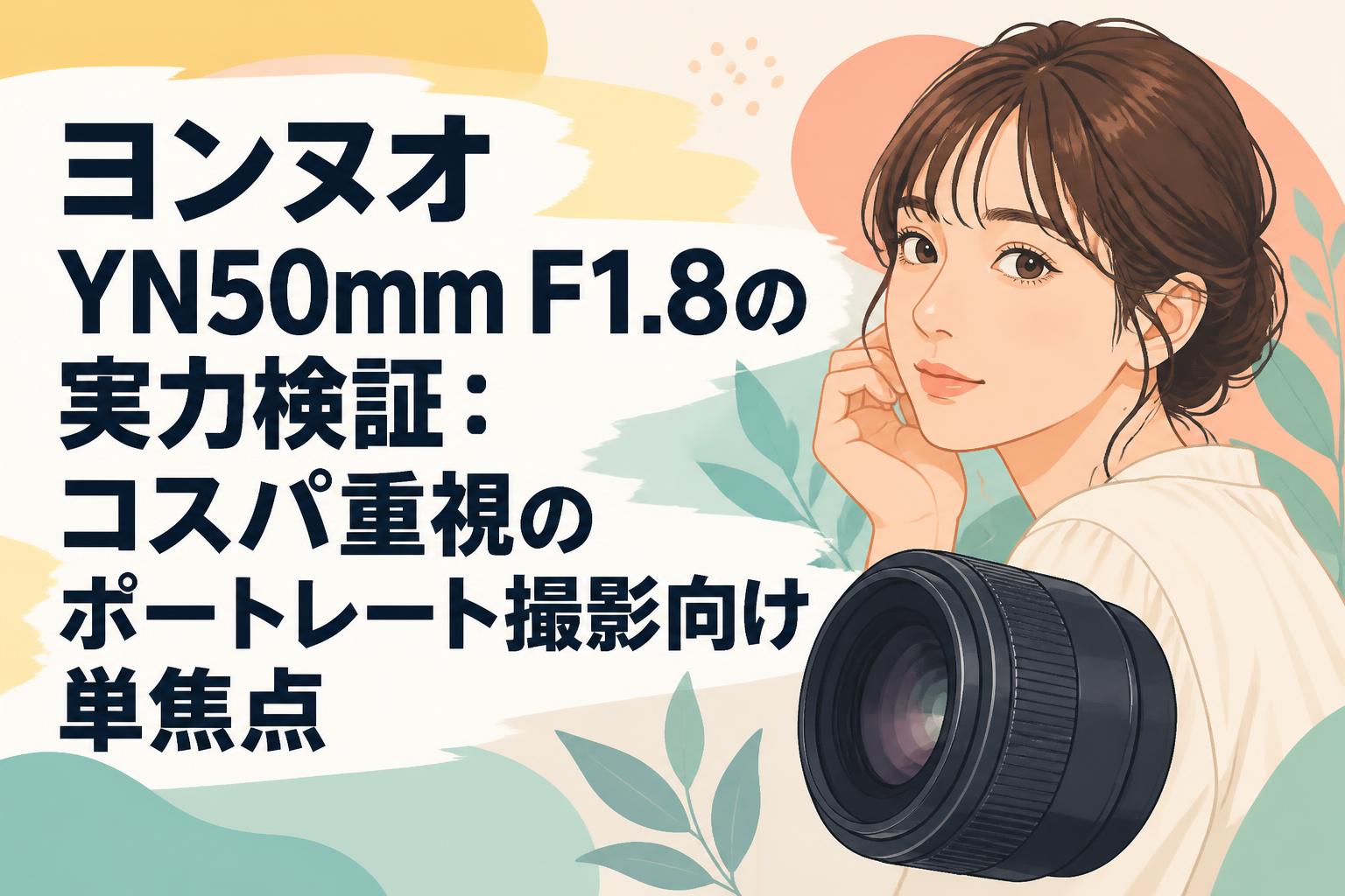 ヨンヌオ YN50mm F1.8の実力検証：コスパ重視のポートレート撮影向け単