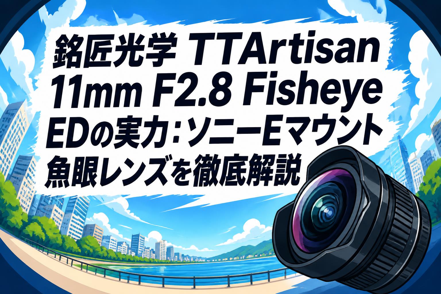 銘匠光学 TTArtisan 11mm F2.8 Fisheye EDの実力：ソニーEマウント