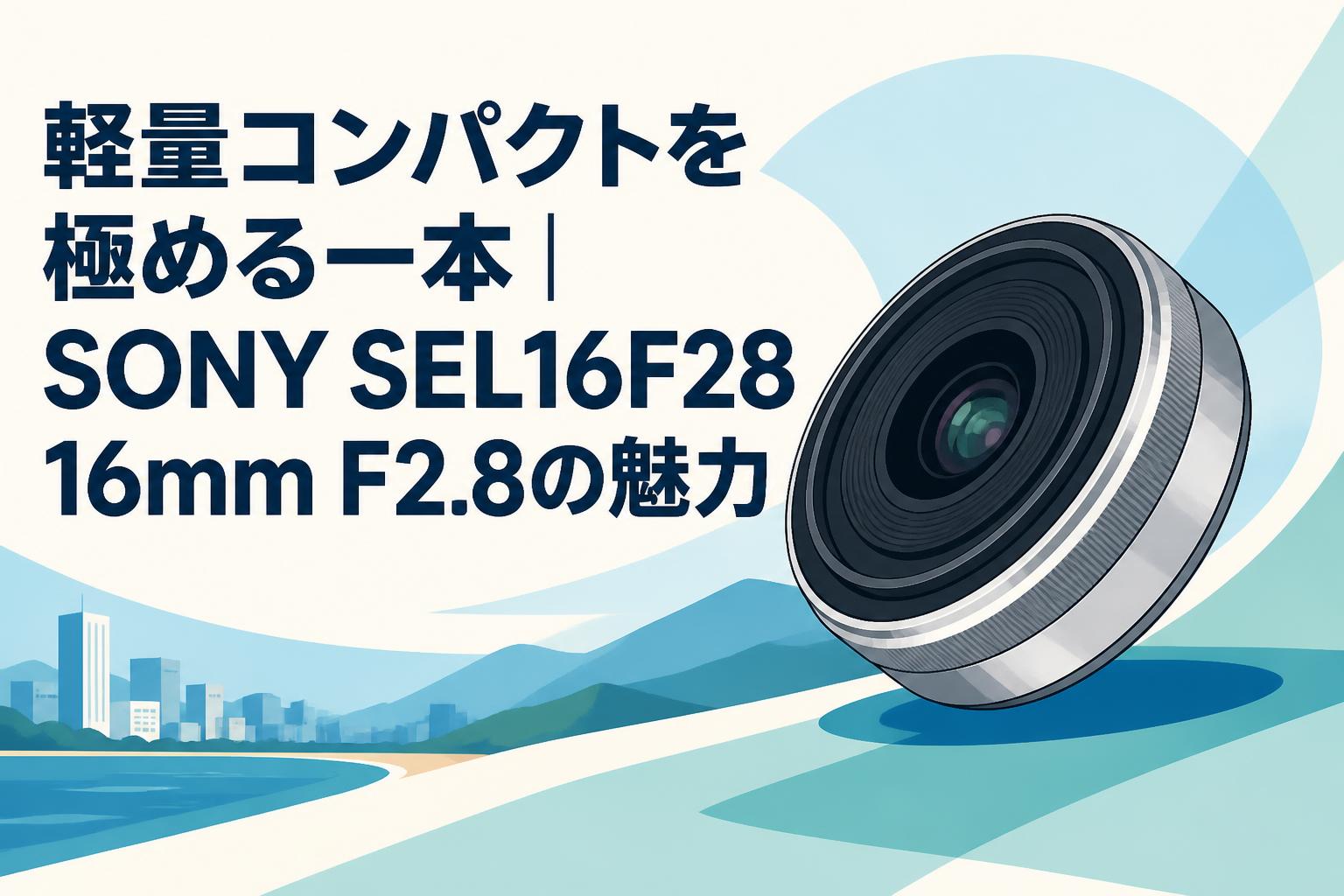 軽量コンパクトを極める一本｜SONY SEL16F28 16mm F2.8の魅力 | PANDA