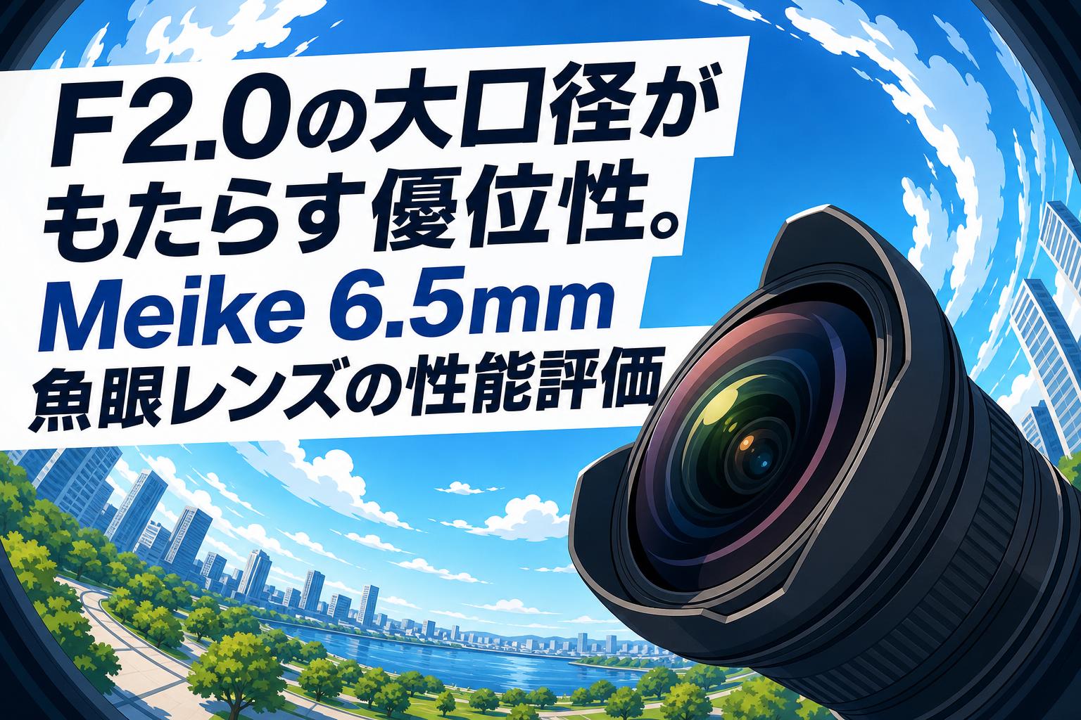 mei様 ご確認用 F2.0の大口径がもたらす優位性。Meike 6.5mm魚眼レンズの性能評価