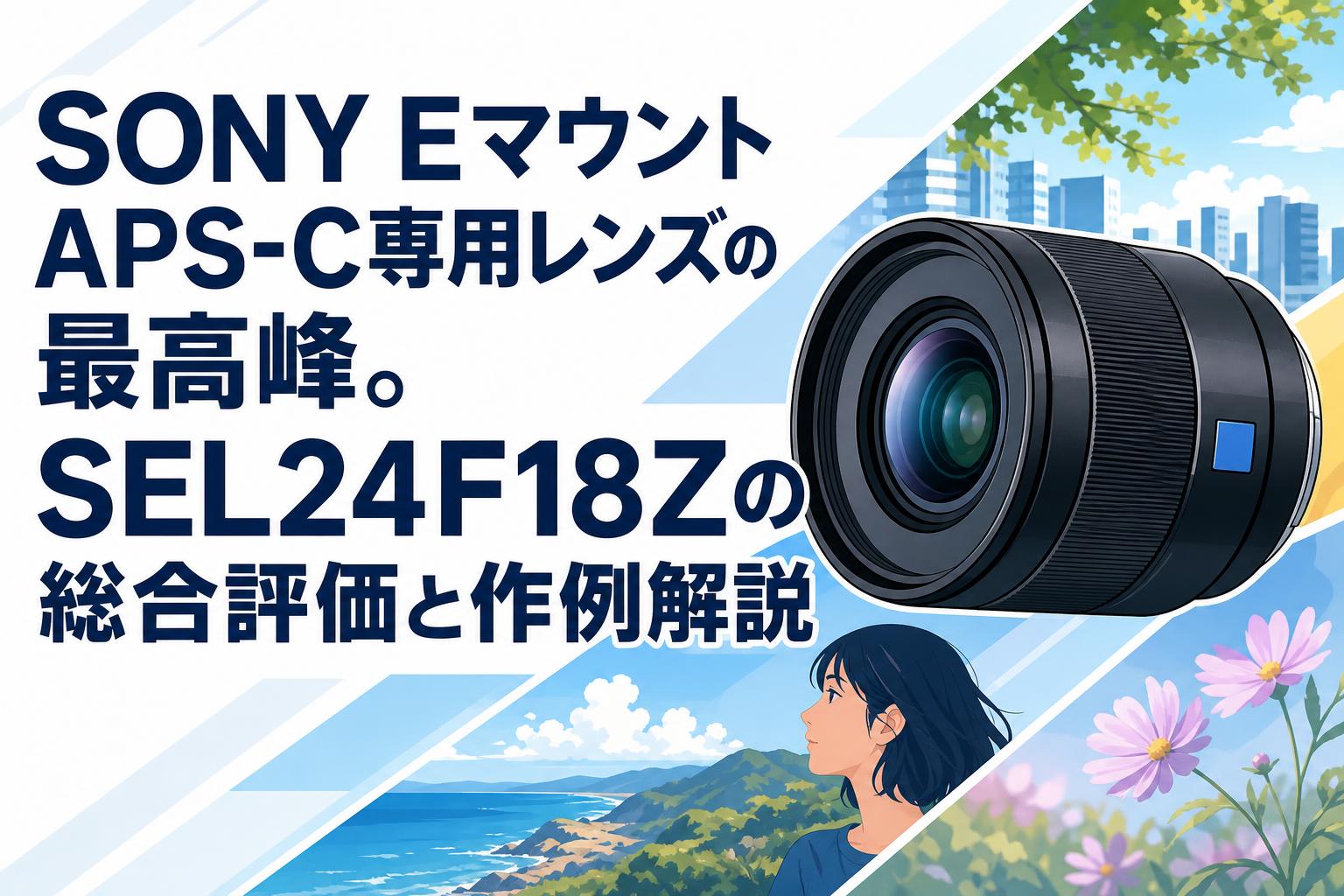 SONY EマウントAPS-C専用レンズの最高峰。SEL24F18Zの総合評価と作例