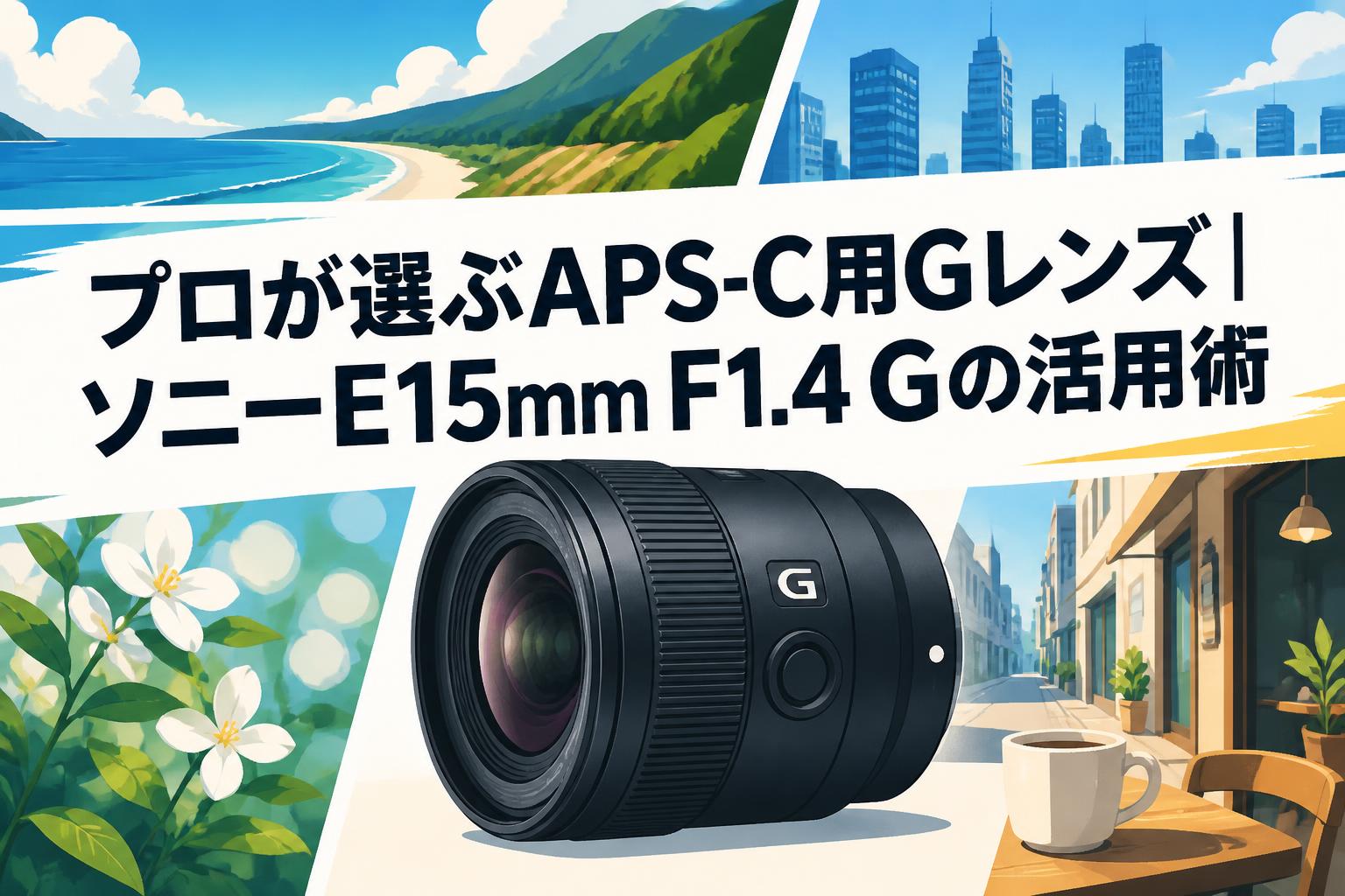 プロが選ぶAPS-C用Gレンズ｜ソニーE15mm F1.4 Gの活用術 | PANDA TIMES