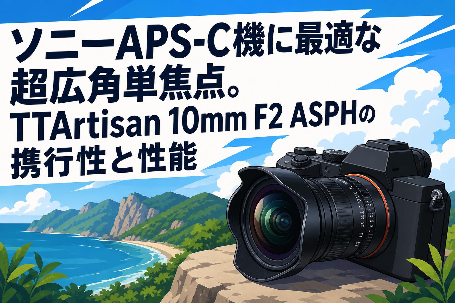 ソニーAPS-C機に最適な超広角単焦点。TTArtisan 10mm F2 ASPHの携行性